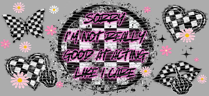 16oz Distressed Checkered-DC-10